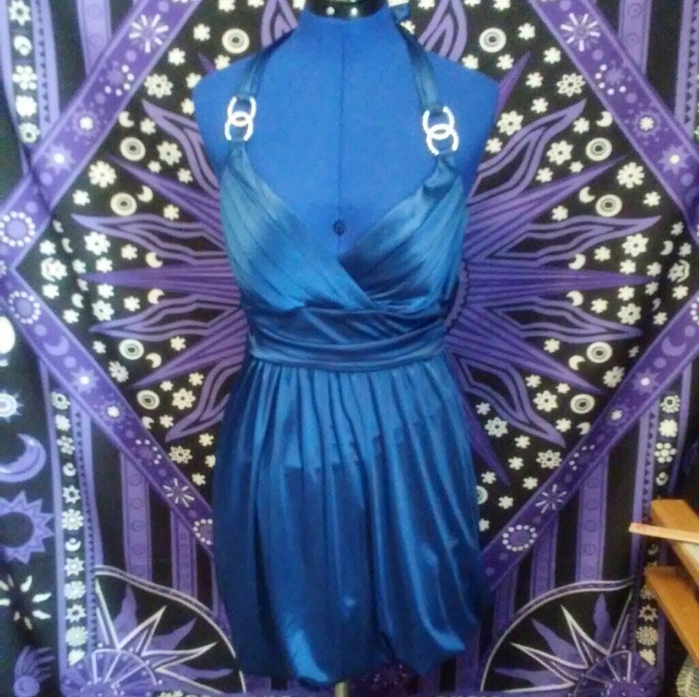 Short Blue Formal Dress